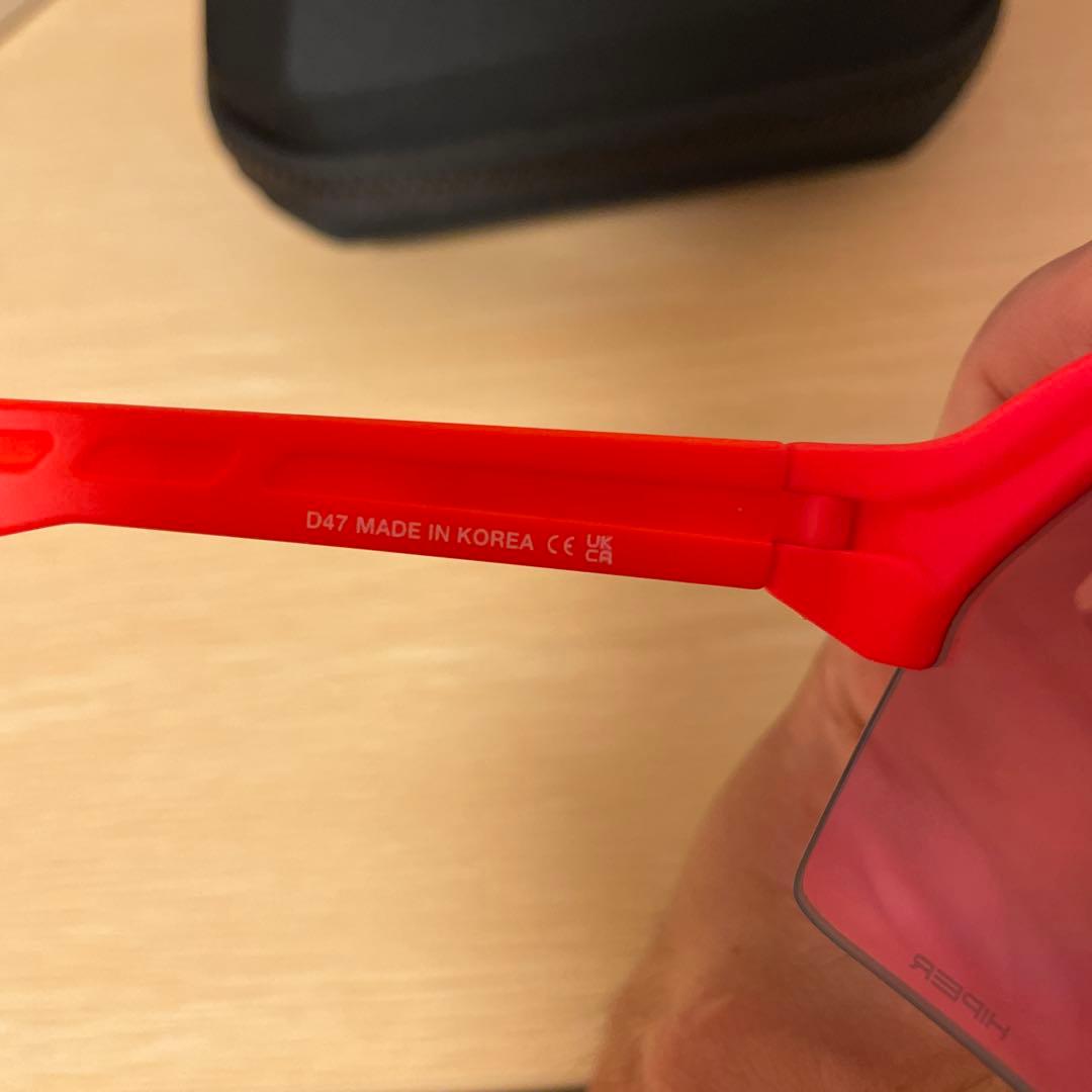 松竹梅様専用100% スポーツサングラス オレンジ/レッド S3