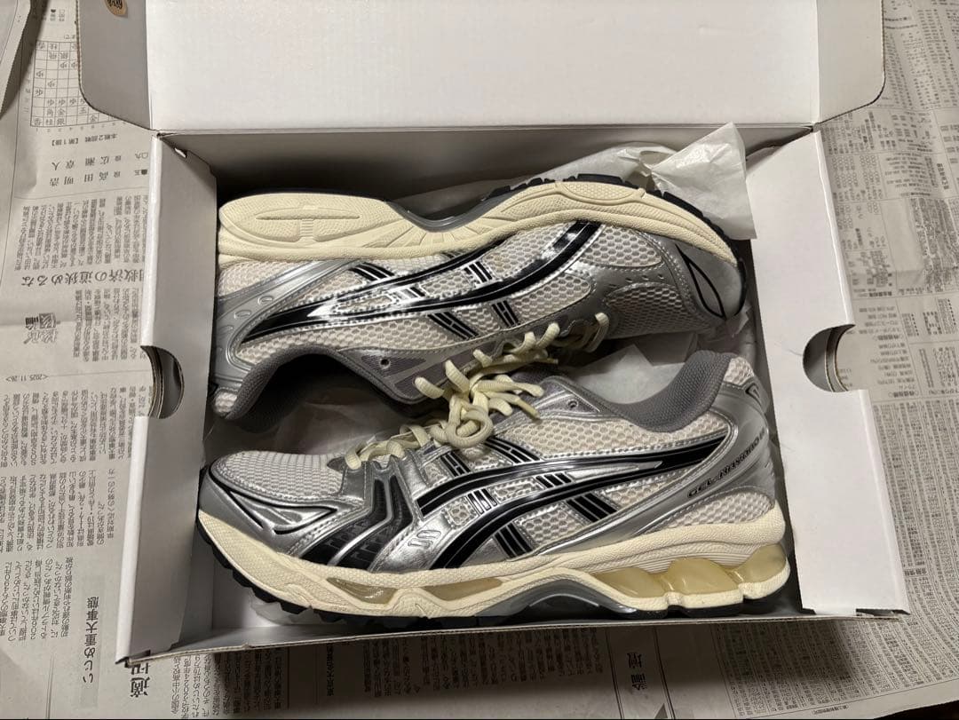 マルタンさま　JJJJound × Asics Gel-Kayano 14 ASICS Gel-Kayano 14 JJJJound Silver Black for Women