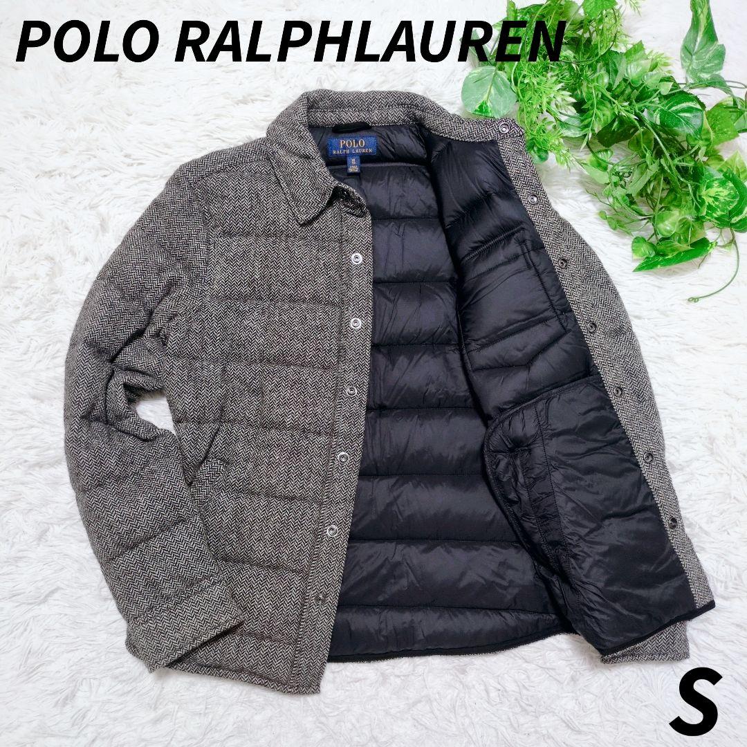 □希少・極美品□ポロ ラルフローレン ダウンジャケット ヘリンボーン
