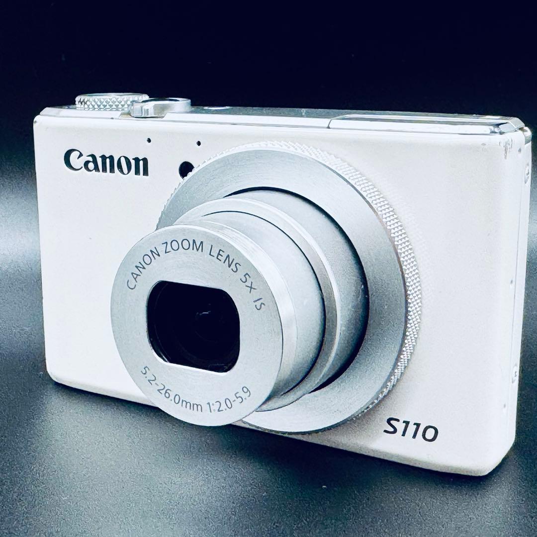 訳あり】CANON PowerShot S110 ホワイト デジタルカメラ - メルカリ