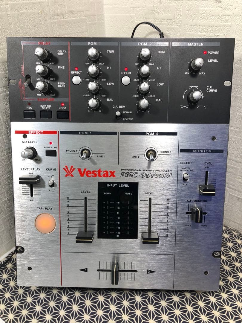 VESTAX PMC-05ProSL フェーダーメンテカットラグ　アダプタ付属 Vestax PMC-05PROSL DJ Mixer with Sampling | Guitar Center