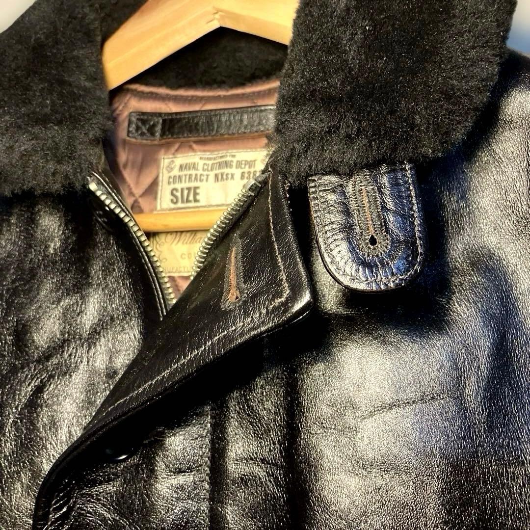 バズリクソンズ ウィリアムギブソン N-1デッキジャケットレザー 36 美