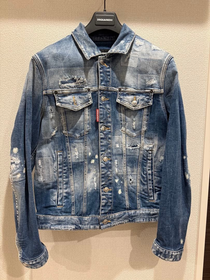 ディースク　デニムジャケット48 中古・古着通販】DSQUARED2 (ディースクエアード) 21SS パッチワーク