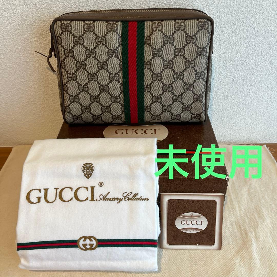 グッチ GUCCT ポーチ クラッチバッグ シェリーライン 未使用 ☆要確認