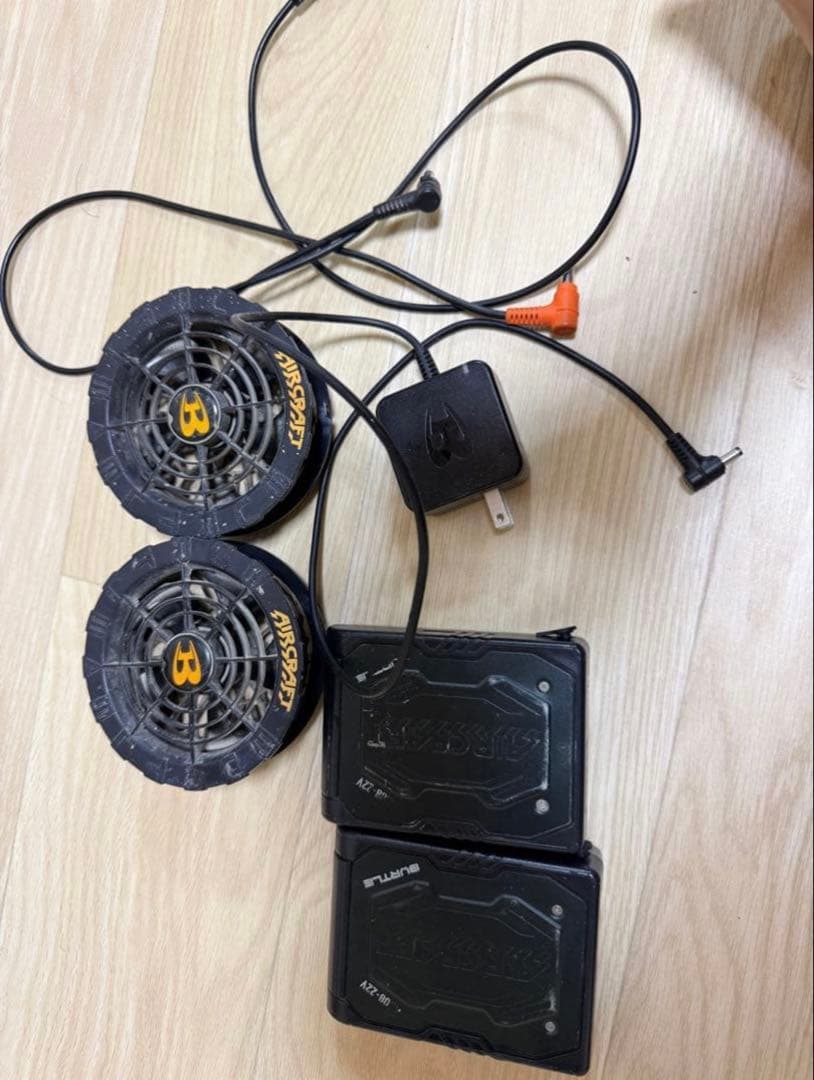 Aircraf 22V バッテリー 2個 在庫限り】バートル AC08/AC08-1 エアークラフト専用22Vバッテリー