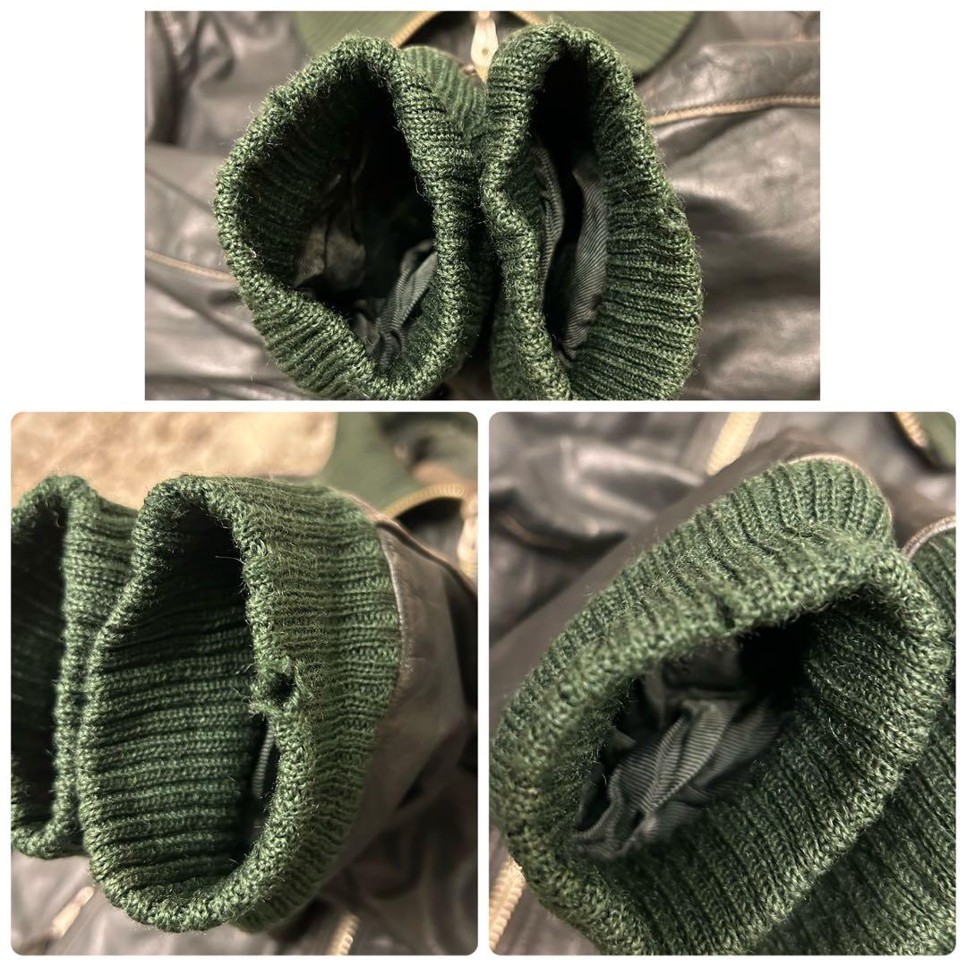 希少 ドイツ軍 レザー フライトジャケット German BLW 国境備隊 - メルカリ