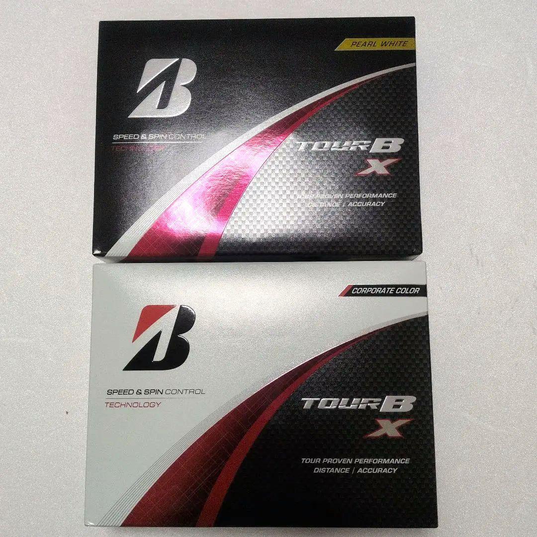 ☆新品☆ブリヂストン TOURBX ゴルフボール パール コーポレート 2ダース ゴルフ 24 TOUR BX 4ダース セット WH・PW 各2 ゴルフボール ダース