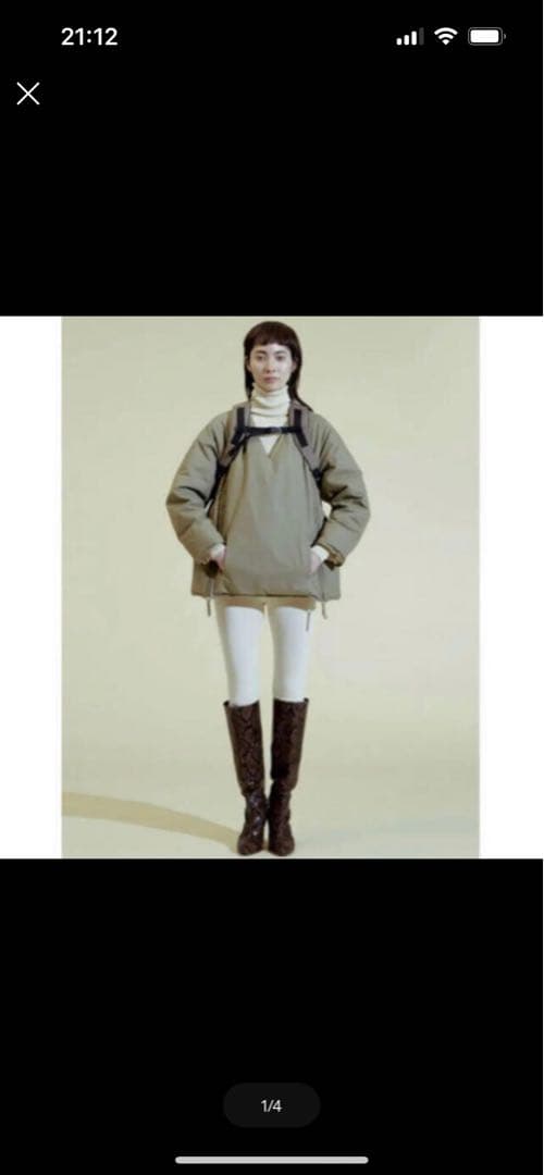 ジュンミカミ　ダウン　フード付き JUN MIKAMI JUN MIKAMI×WILD THINGS ジュンミカミ×ワイルドシングス