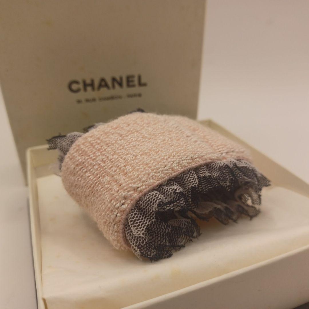 CHANEL ココマーク ツイード リストバンド 箱付き - メルカリ