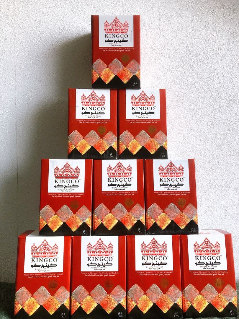 シーシャ　炭　10キロ 楽天市場】シーシャ炭 KINGCO キングコ 水たばこ シーシャ 炭
