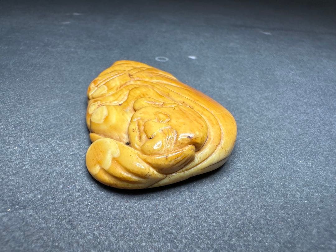 極上 根付 印籠 天然素材 アンティーク 骨董 飾り物 古美術品 置物細密