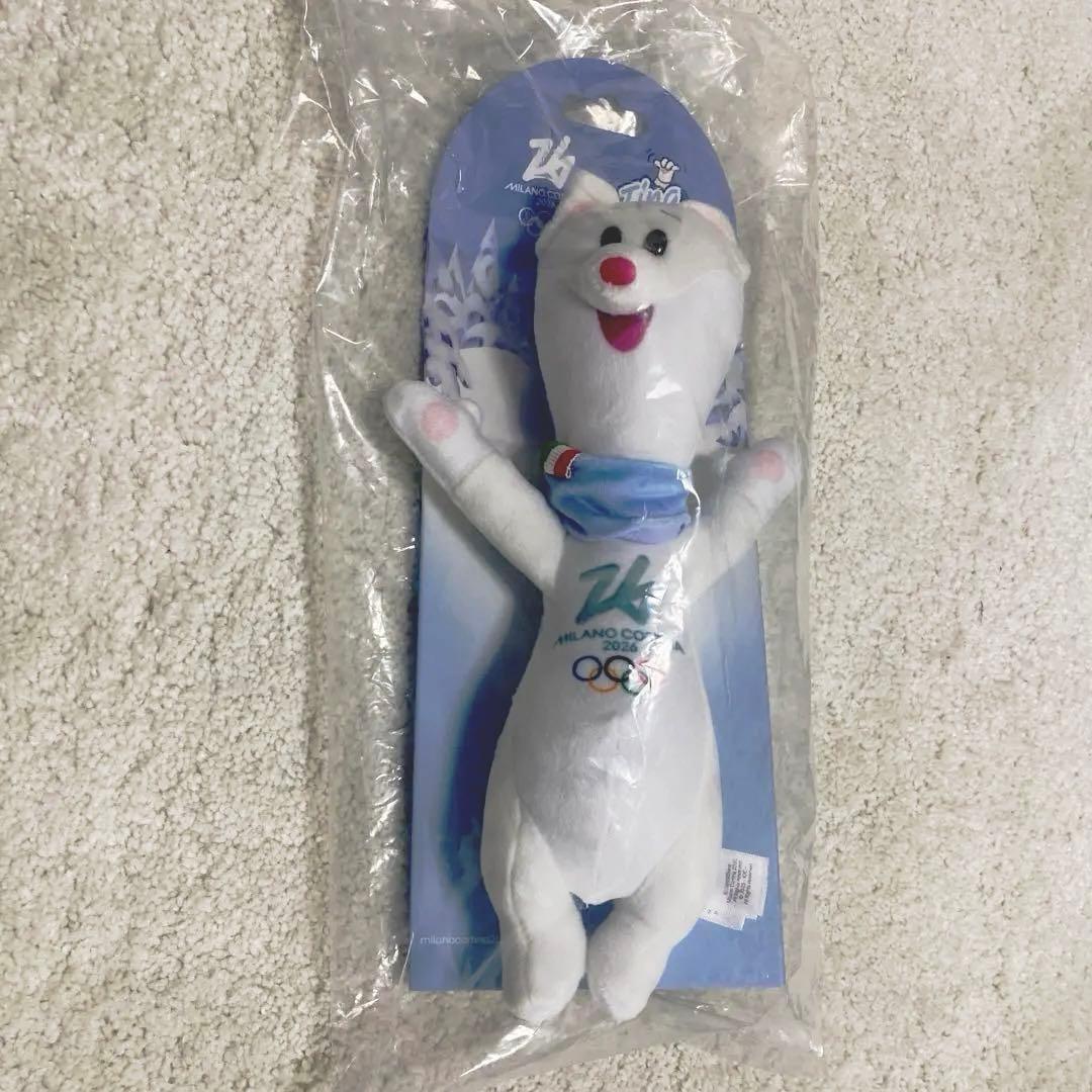 Lサイズ ミラノ・コルティナ2026オリンピック ティナ ぬいぐるみ 27cm