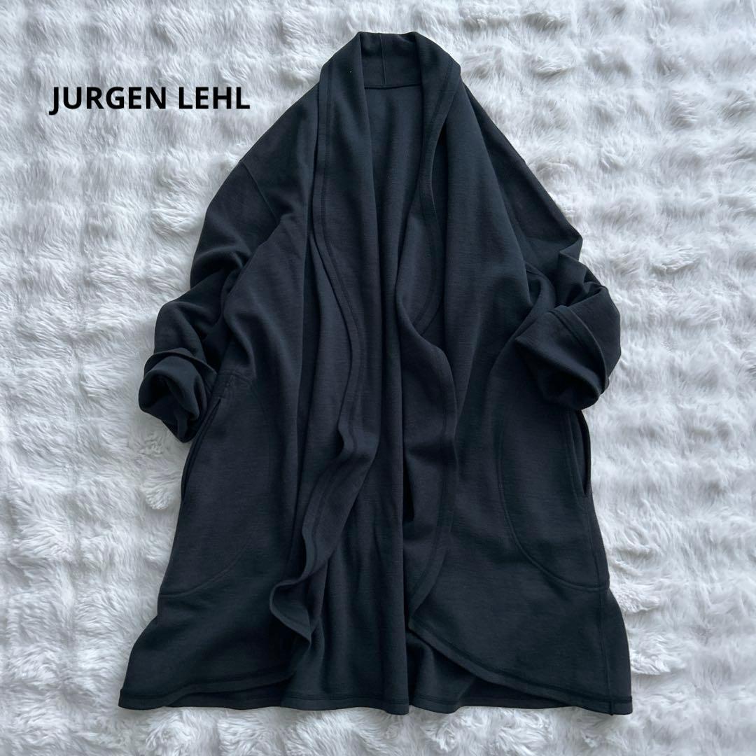 ヨーガンレール★アルパカ混　ウール フロントオープン 羽織 カーディガン 1394 美品✨ ヨーガンレーン カーディガン アルパカウール ブラウン M