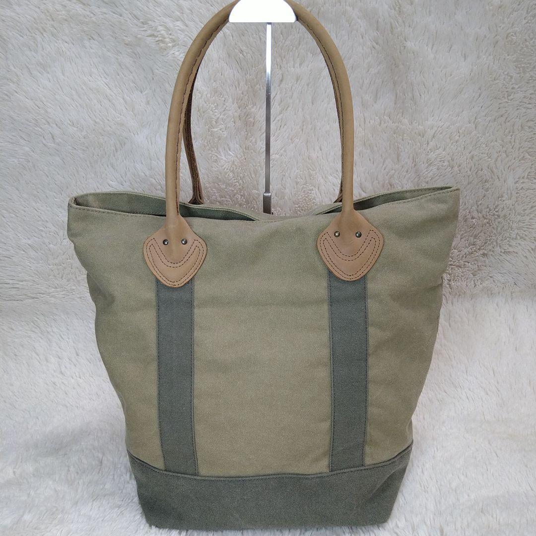 90s L.L.Bean ヴィンテージレザーハンドル トートバッグ ブラウン
