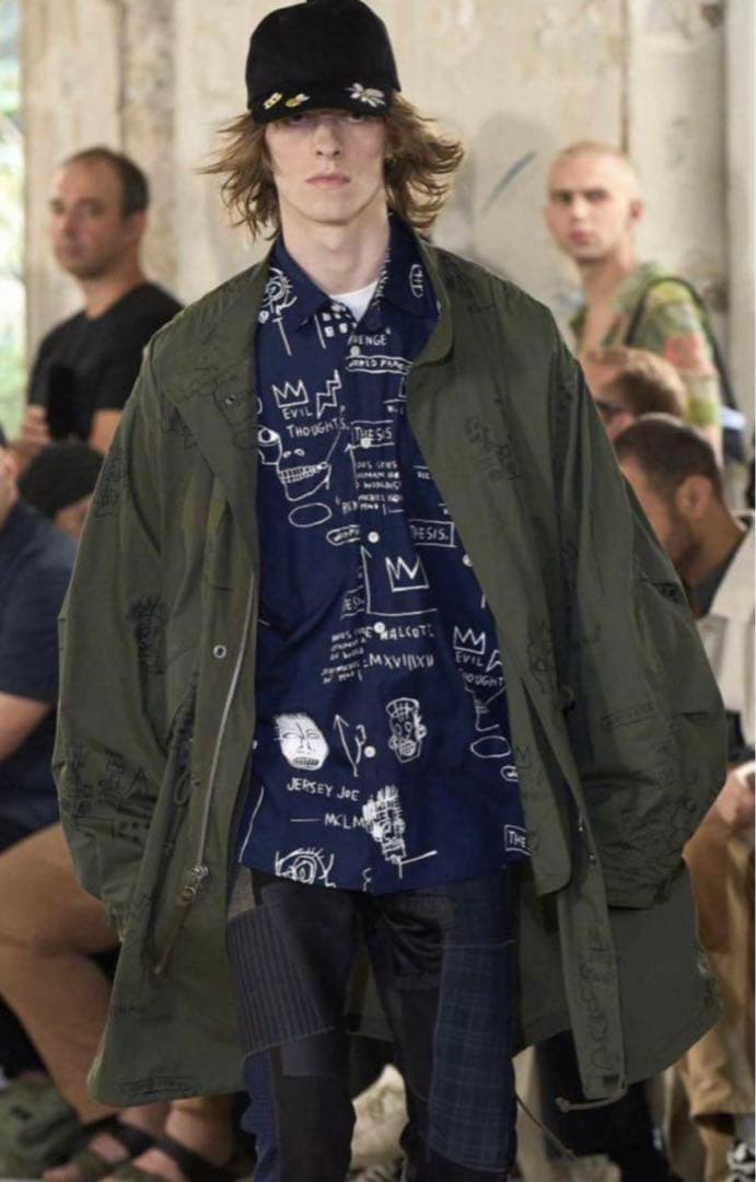 junya watanabeバスキア モッズコート - メルカリ