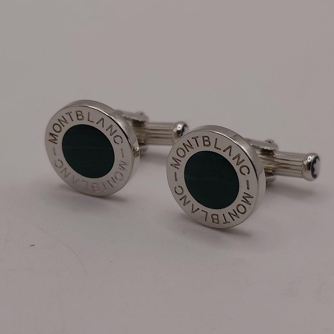 MONTBLANC モンブラン グリーン シルバー ロゴ刻印入り カフス 2026年最新】モンブラン カフスの人気アイテム - メルカリ