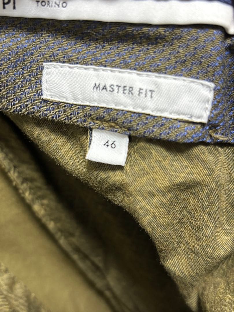 PT TRINO 46 カーキ Master fit PT TORINO MASTER FIT コットンツイル