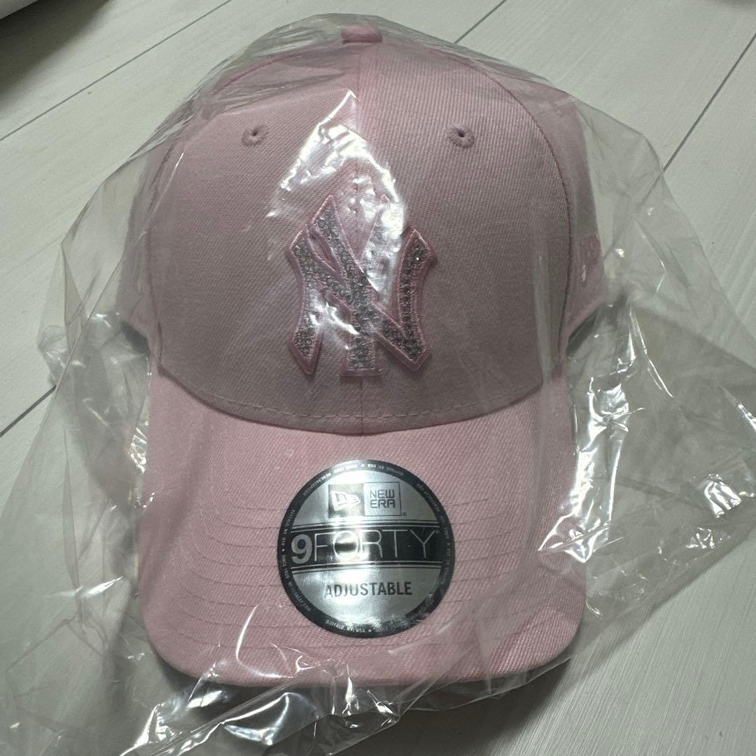 9FORTY Rhinestone ラインストーン ニューヨークヤンキース 9FORTY Rhinestone ラインストーン ニューヨーク・ヤンキース ピンク