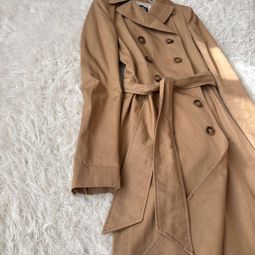 良品✨ドルチェ&ガッパーナ トレンチコート コットン 裏地ストライプ