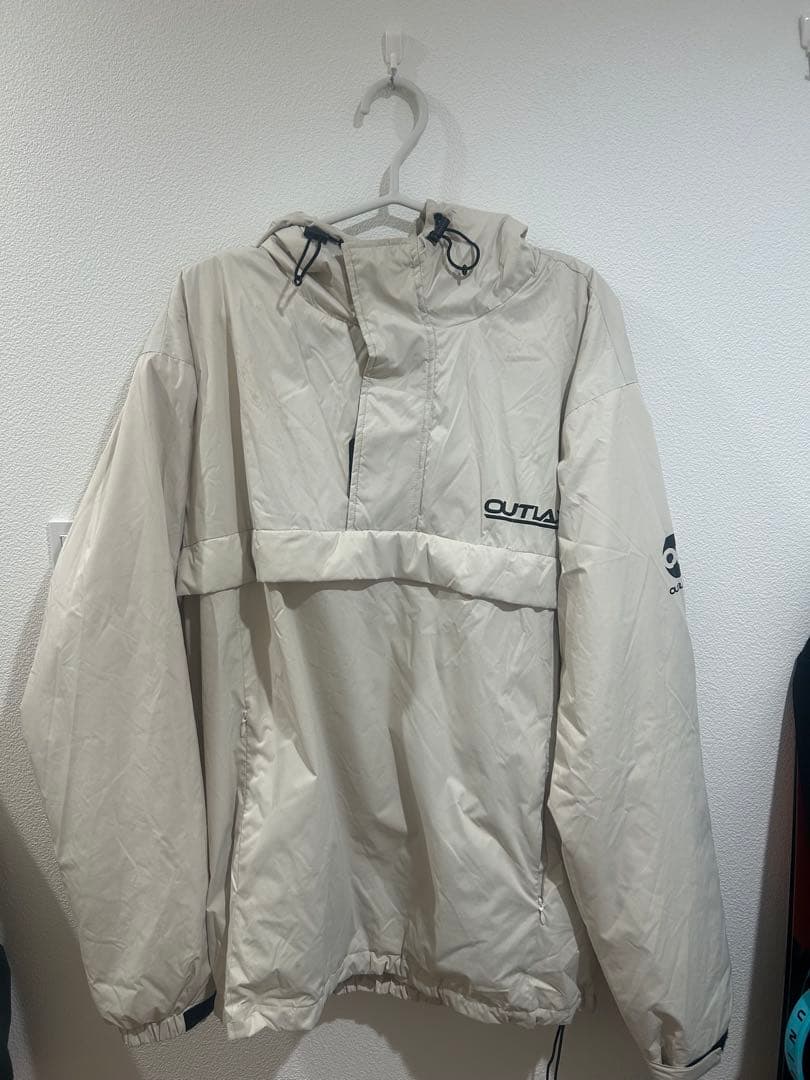 OUTLAX ウェア上下セット　ベージュ ACTLEIS（アクレイス） スノーボードウェア スキーウェア メンズ 上下