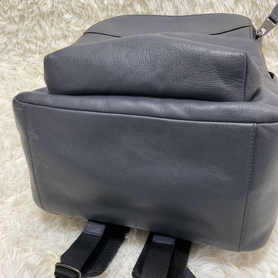 COACH コーチ リュック レザー ネイビー F68993 - メルカリ