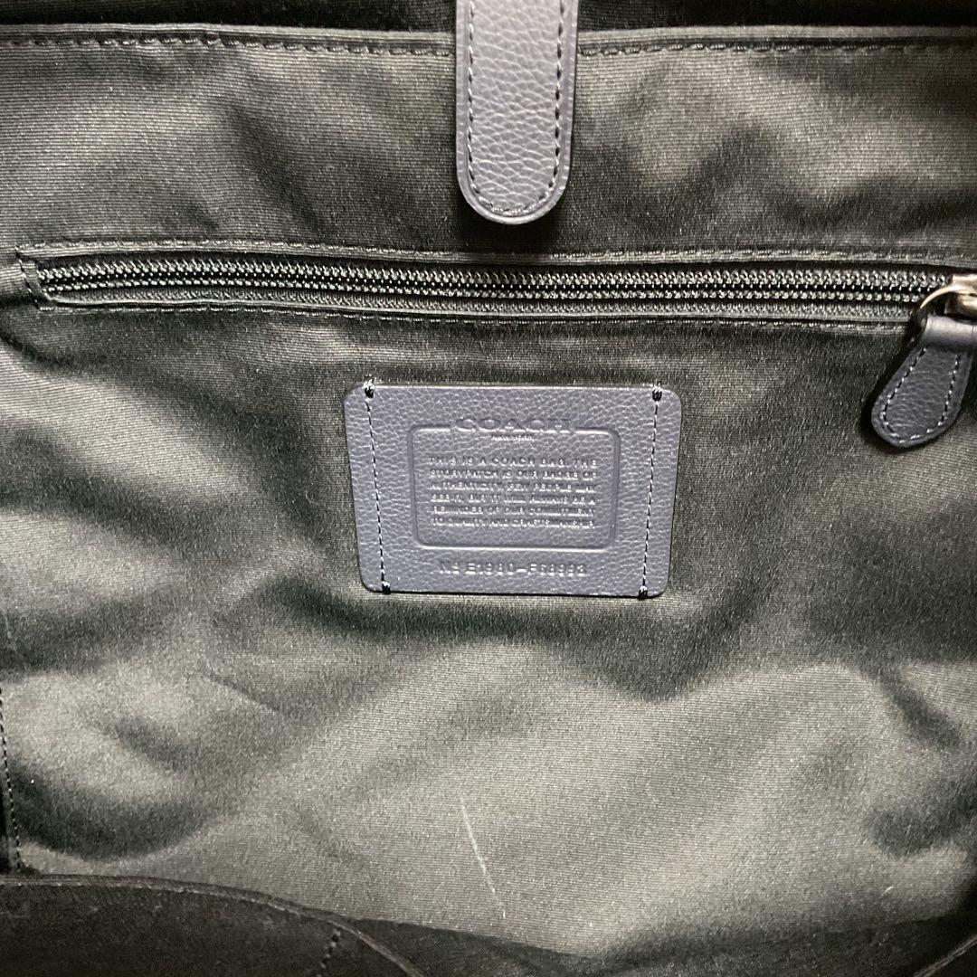 COACH コーチ リュック レザー ネイビー F68993 - メルカリ