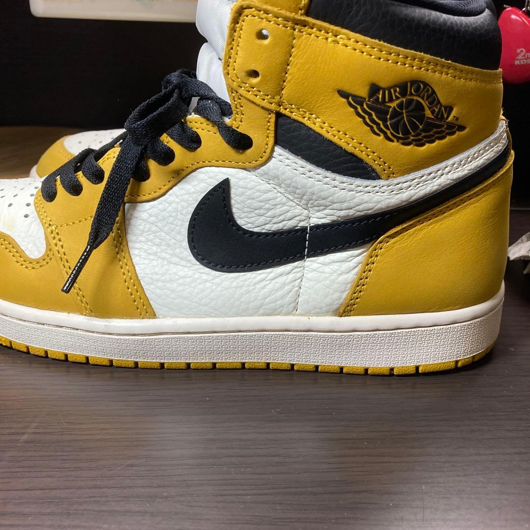 Nike Air Jordan 1 イエローオークル　27.5cm 箱付き
