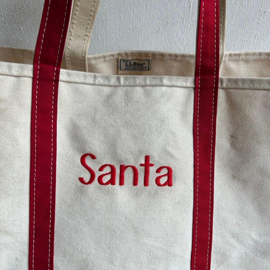 80S 2色タグ L.L.Bean ロングハンドル トートバッグ 赤 XL