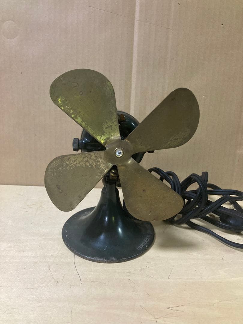 アンティーク デスクファン ジェネラルエレクトリック　GE 古い扇風機　アメリカ 動作確認済み】GE ゼネラルエレクトリックファン 扇風機 ヴィンテージ