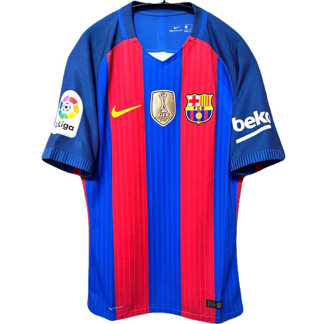 メッシ#10】MESSI バルセロナ 選手支給 ユニフォーム 16/17 M - メルカリ