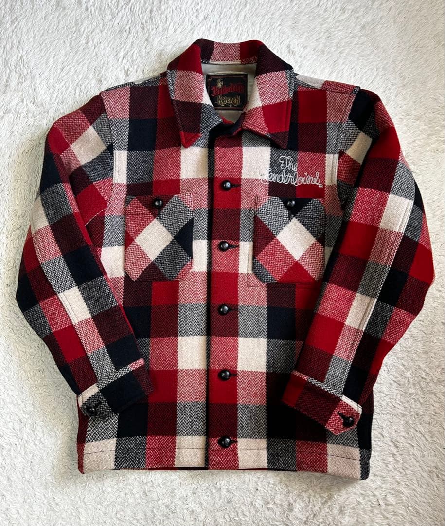 テンダーロイン バッファロー 美品 TENDERLOIN テンダーロイン T-BUFFALO JKT バッファロージャケット 赤