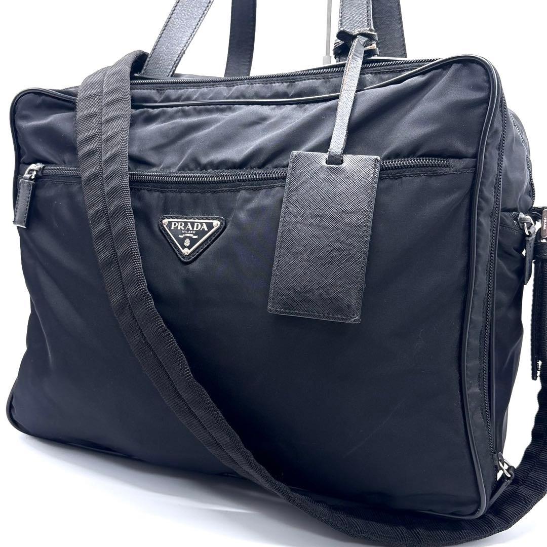 プラダ　ボストンバッグ　2way キャリー　大容量　パドロック　三角ロゴ　黒 楽天市場】【送料無料】 プラダ 2way ボストンバッグ ブラック