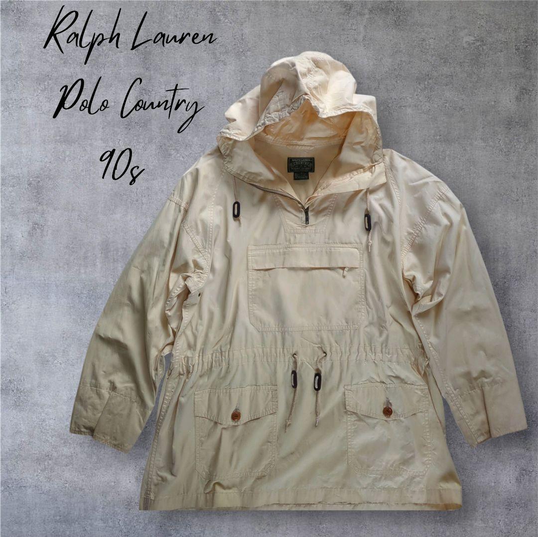 ビンテージ Ralph Laurenポロカントリー90sアノラックパーカーあー様
