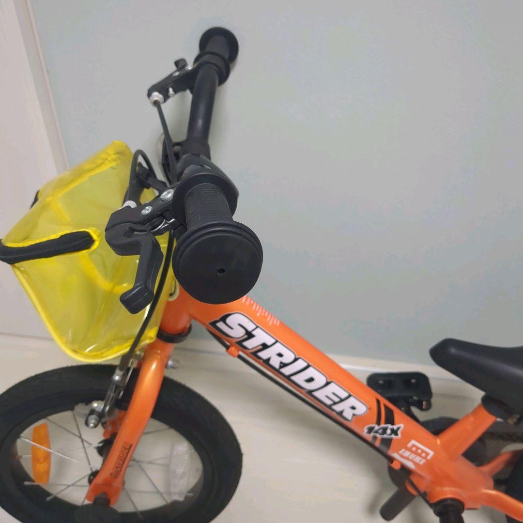 純正収納カゴ付き】 STRIDER 14x オレンジ ストライダー - メルカリ