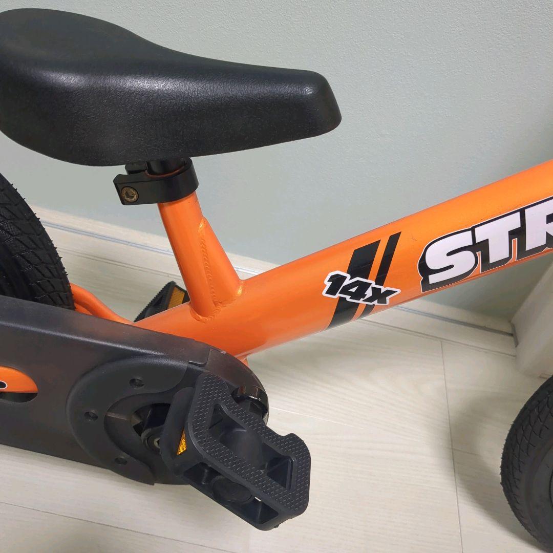 純正収納カゴ付き】 STRIDER 14x オレンジ ストライダー - メルカリ