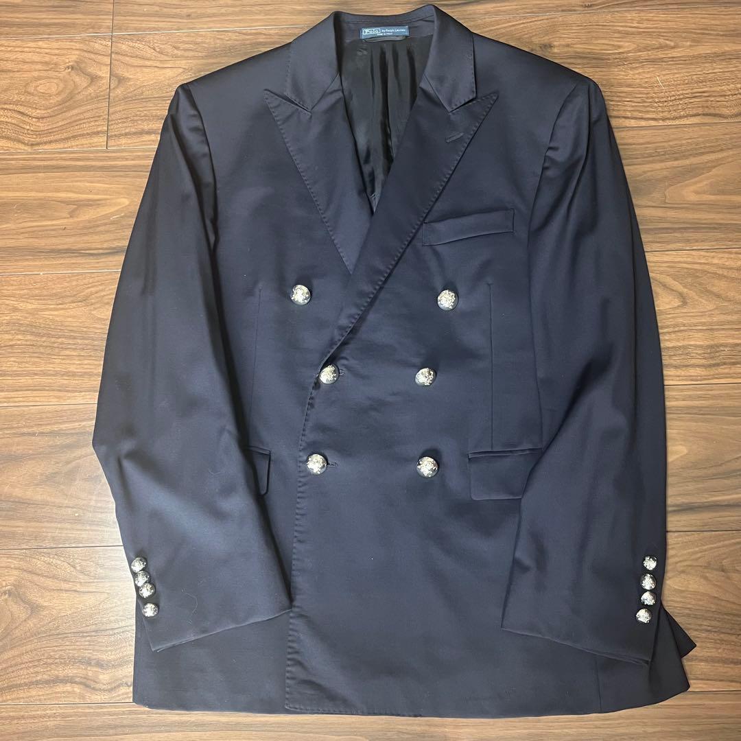 Polo Ralph Lauren ポロ ラルフローレン 紺ブレザー ジャケット - メルカリ