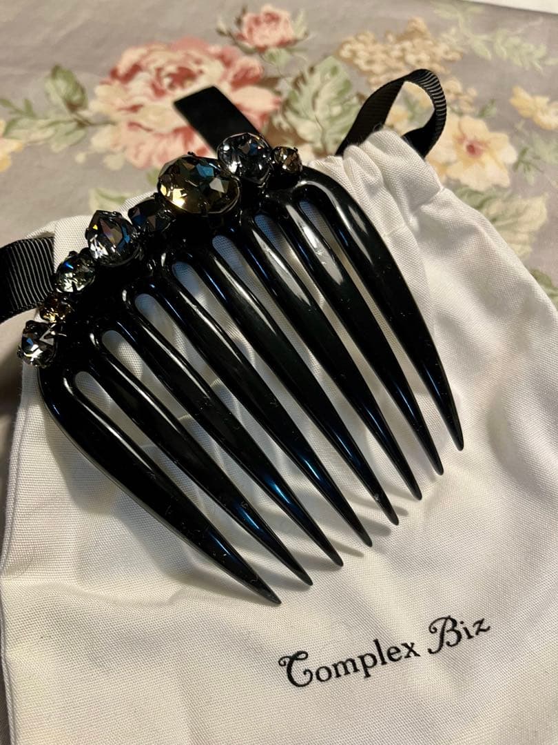 Complex Biz ブラック ヘアコーム クリスタルシャイニー イージーコーム(ブラック) | イージーコーム