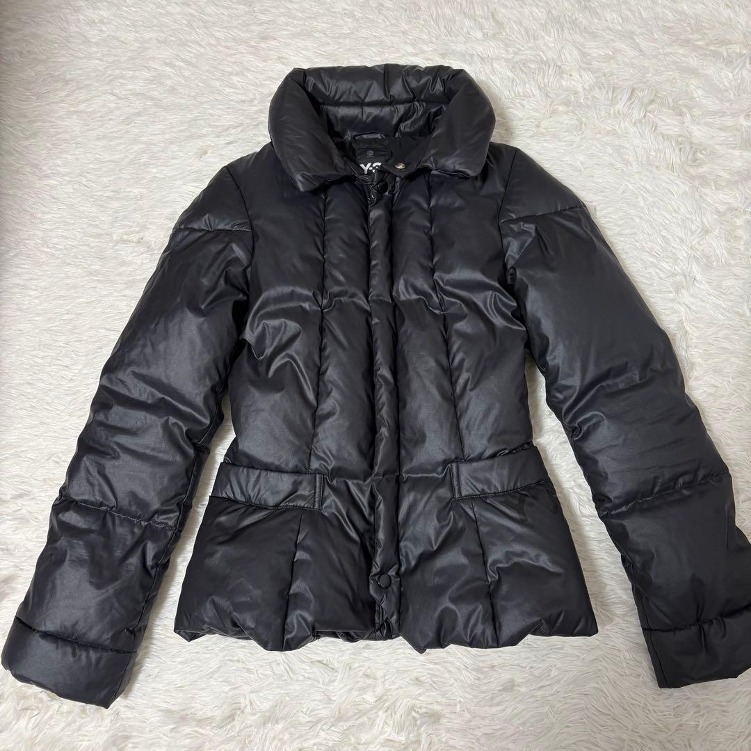 極美品【Y-3】ダウンジャケット XS ブラック フレア ダウン90% 激レア 中古・古着通販】Y-3 (ワイスリー) CLASSIC PUFFY DOWN JACKET