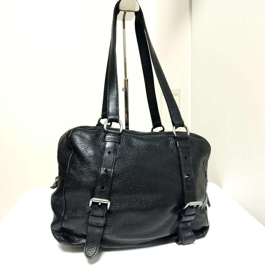 美品☆　PRADA　archive　市川隼基さん着用モデル　オールレザー　バッグ