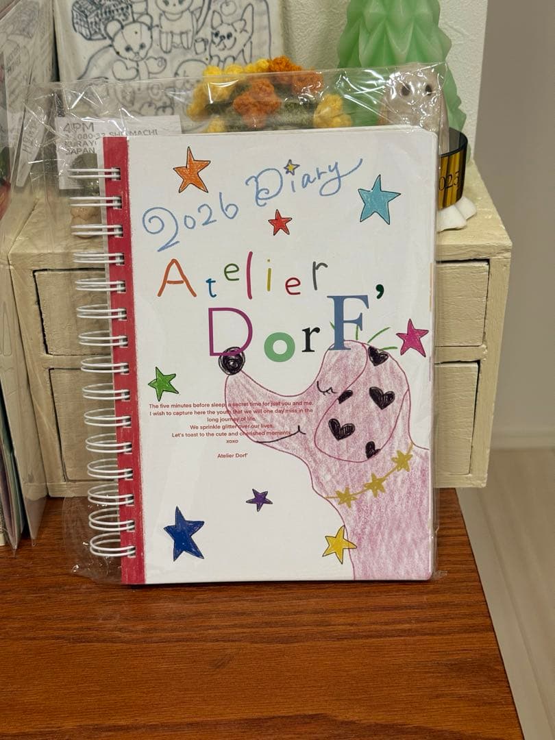【新品】Atelier DorF' 加藤愛理 スケジュール帳 2026 Atelier DorF'加藤愛理 スケジュール帳 2026 - メルカリ