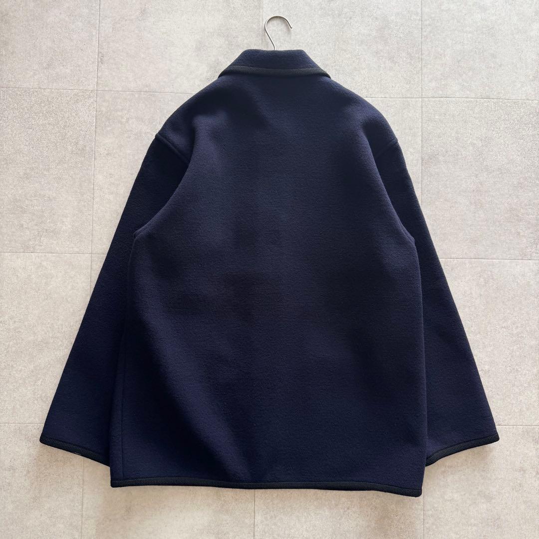 バーバリーズ コート ダブルフェイス ノバチェック カシミヤ混 7 紺 金