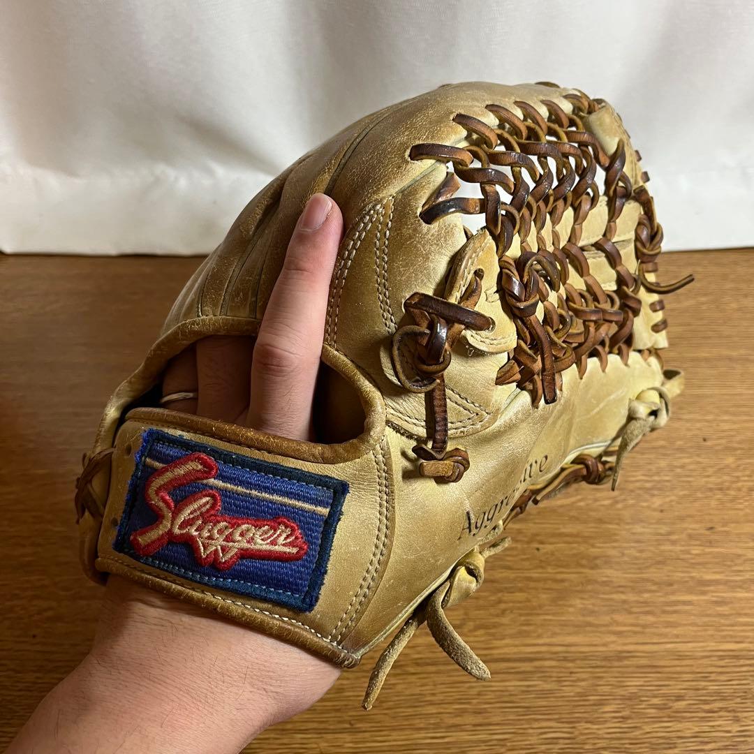久保田スラッガー 一般軟式 グローブ グラブ 外野用 使用感強 久保田スラッガー 軟式 グローブ 軟式グローブ グラブ 外野用 外野手用