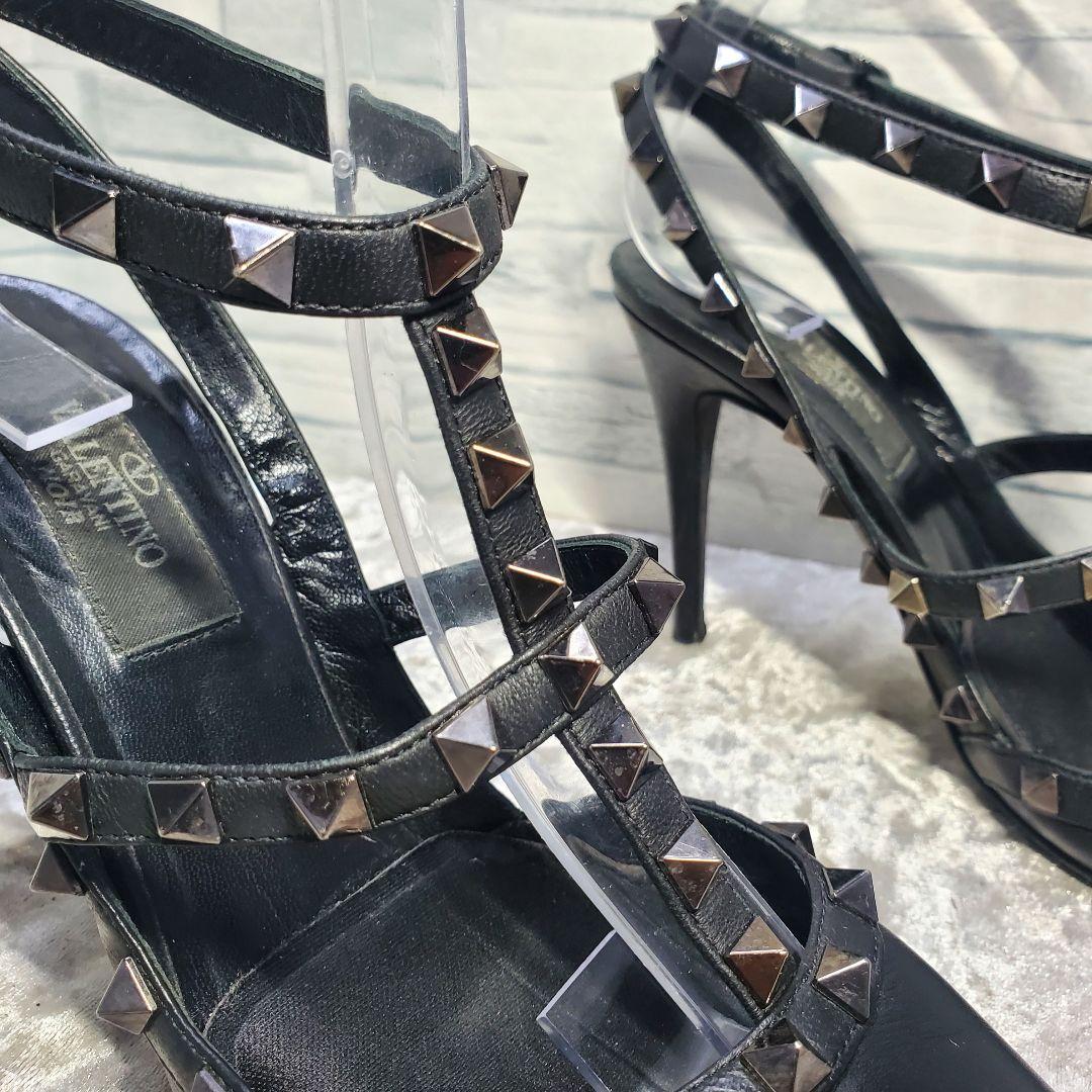 ワケ有良品】VALENTINO 23cm パンプス ロックスタッズ 黒 36 - メルカリ