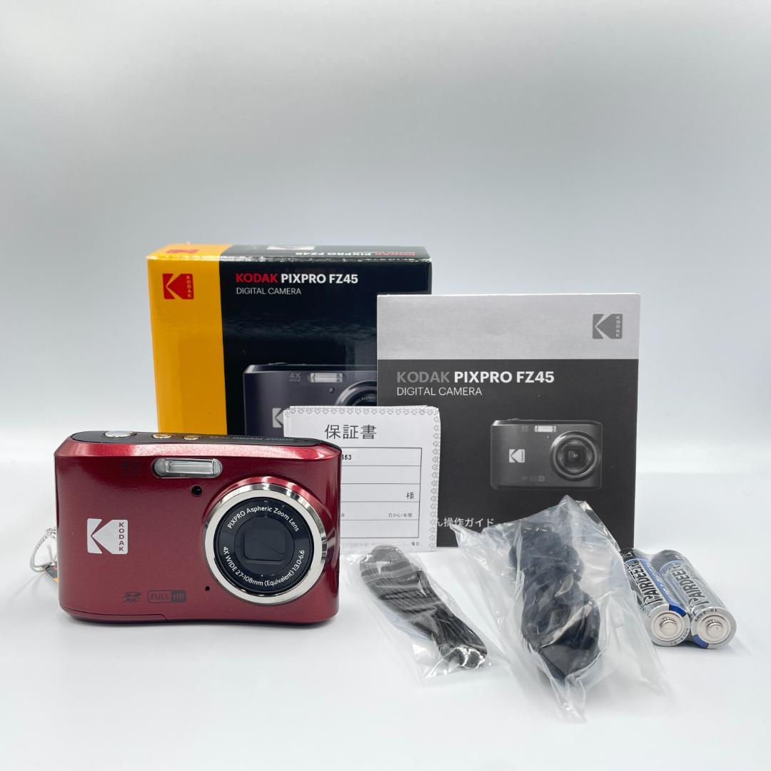 【ほぼ未使用品・転送特典無料あり・備品元箱付】KODAK PIXPRO FZ45 Amazon | PHOTO4LESS Kodak PIXPRO FZ45デジタルカメラ+ポイント