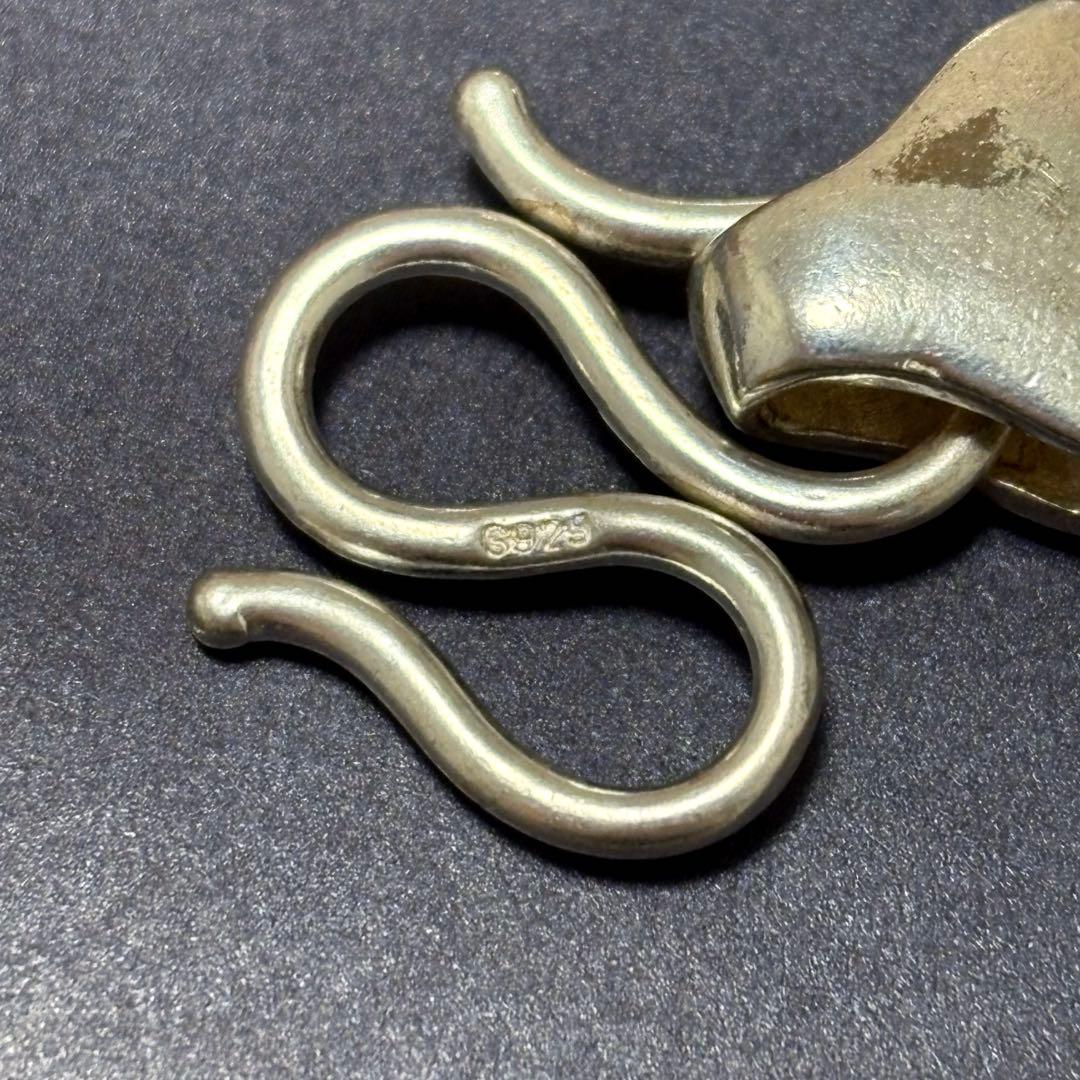 US輸入 極太喜平ネックレス ウォレットチェーン ヴィンテージ 925刻印