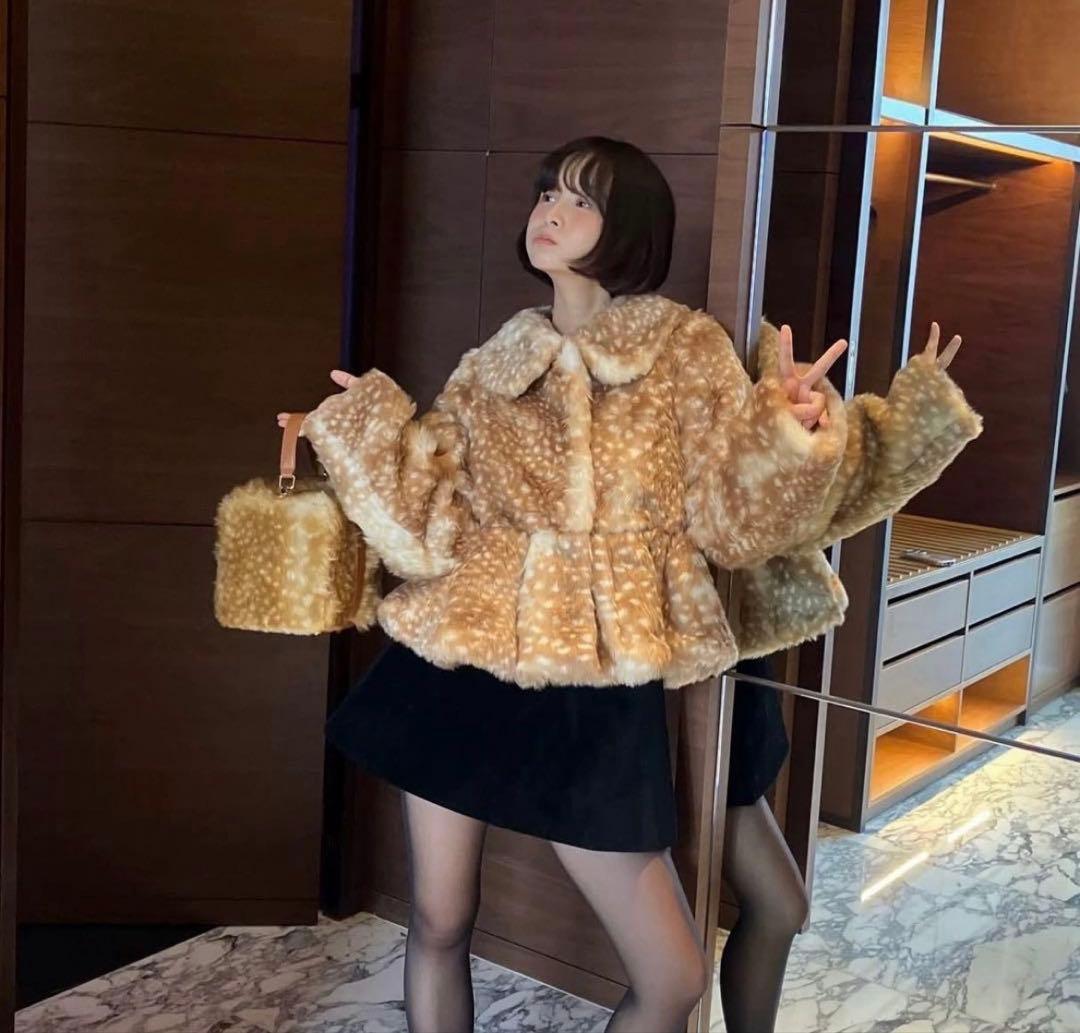 bibiy DORA PEPURAMU FUR COAT バンビ - メルカリ