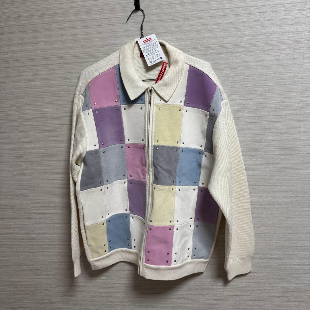 Studded Suede Zip Up Cardigan ジップ カーディガン - メルカリ