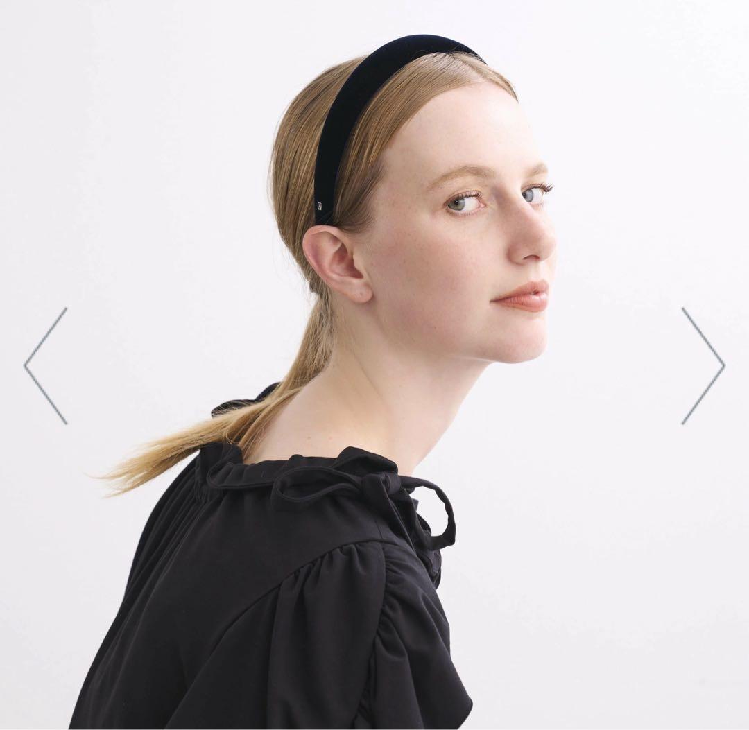 ALEXANDRE DE PARIS ブラック　カチューシャ　2.5cm