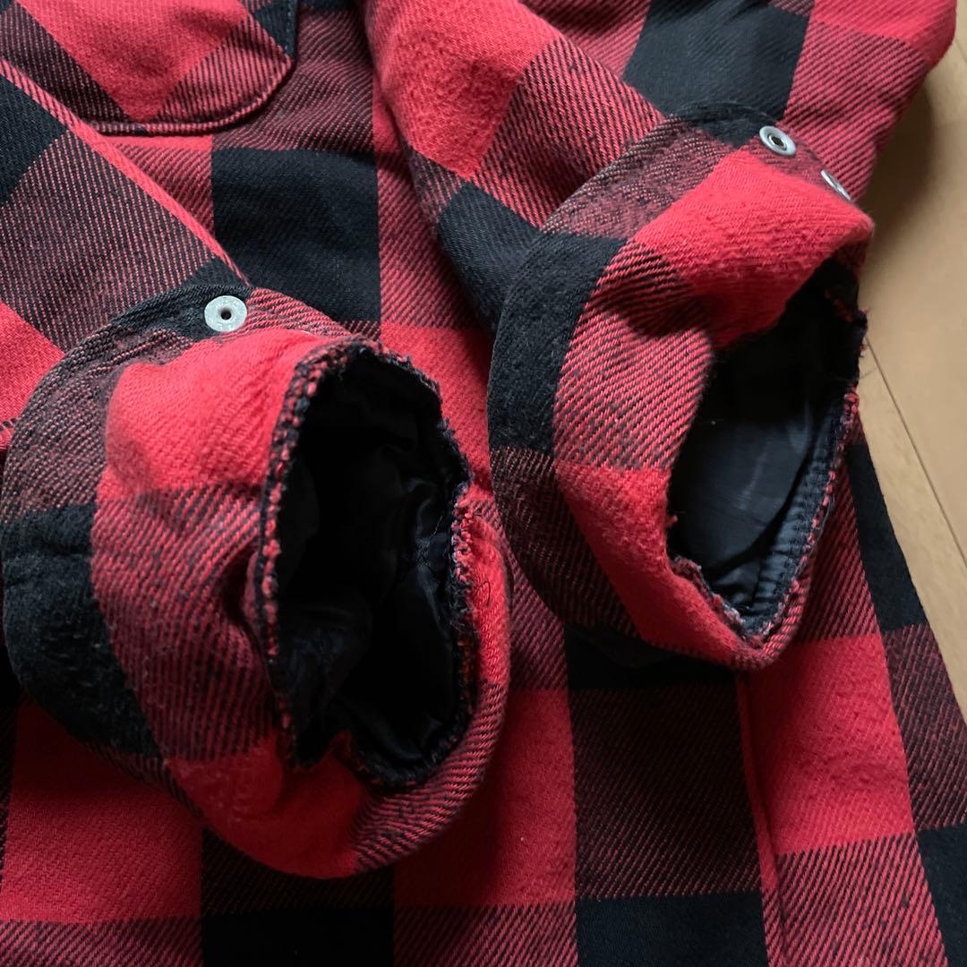 70s 80s FIVE BROTHER キルティングネルシャツ 三角タグ