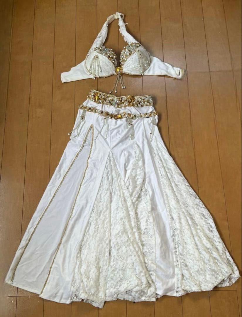 ベリーダンス 衣装　白　ホワイト　セットアップ 楽天市場】ベリーダンス 衣装 ホワイトの通販